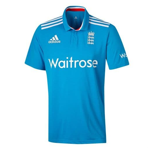 Adidas ECB England One Day ODI Cricket Shirt Kids