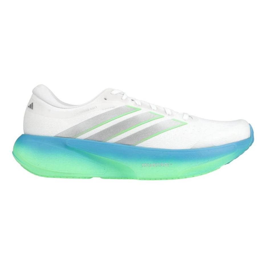 adidas Running Shoe Supernova Rise 3 - Footwear White/Silver Metallic/Semi Blue Burst