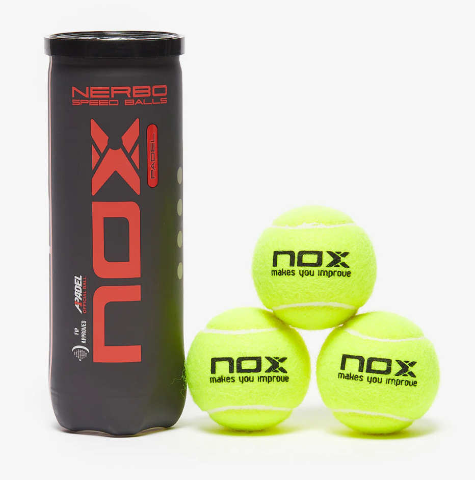 NOX Nerbo Padel Balls (3 Ball Tube)
